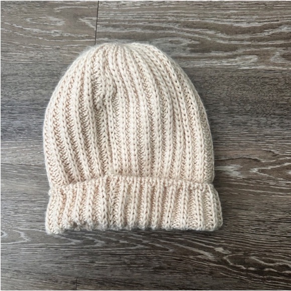 Apana Cream Knit Beanie - Picture 3 of 7
